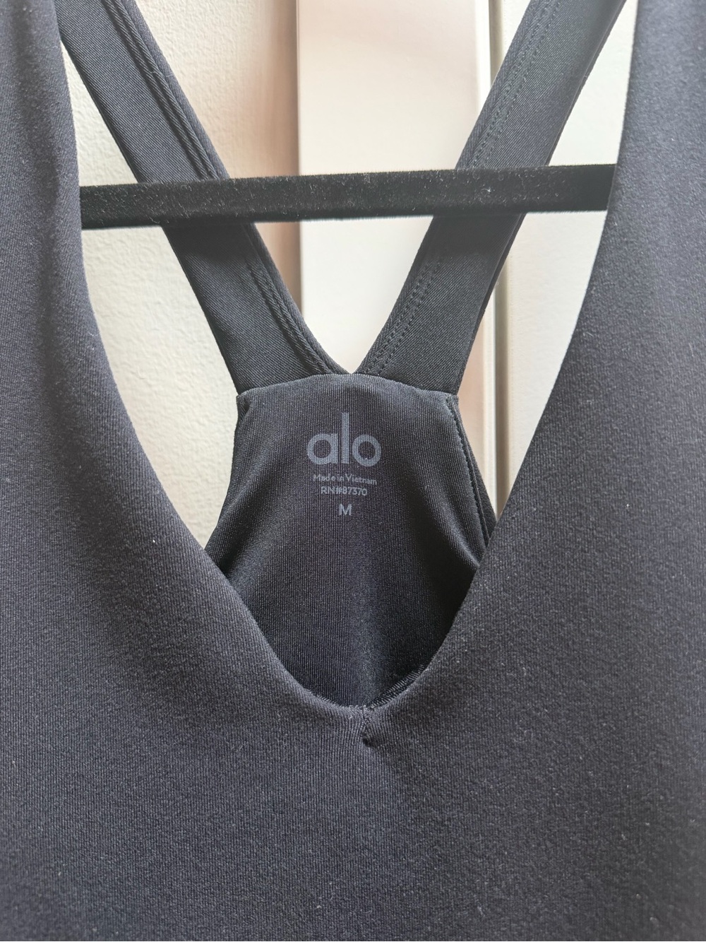 ALO Yoga Black Racerback Mini Dress - Picture 2 of 5